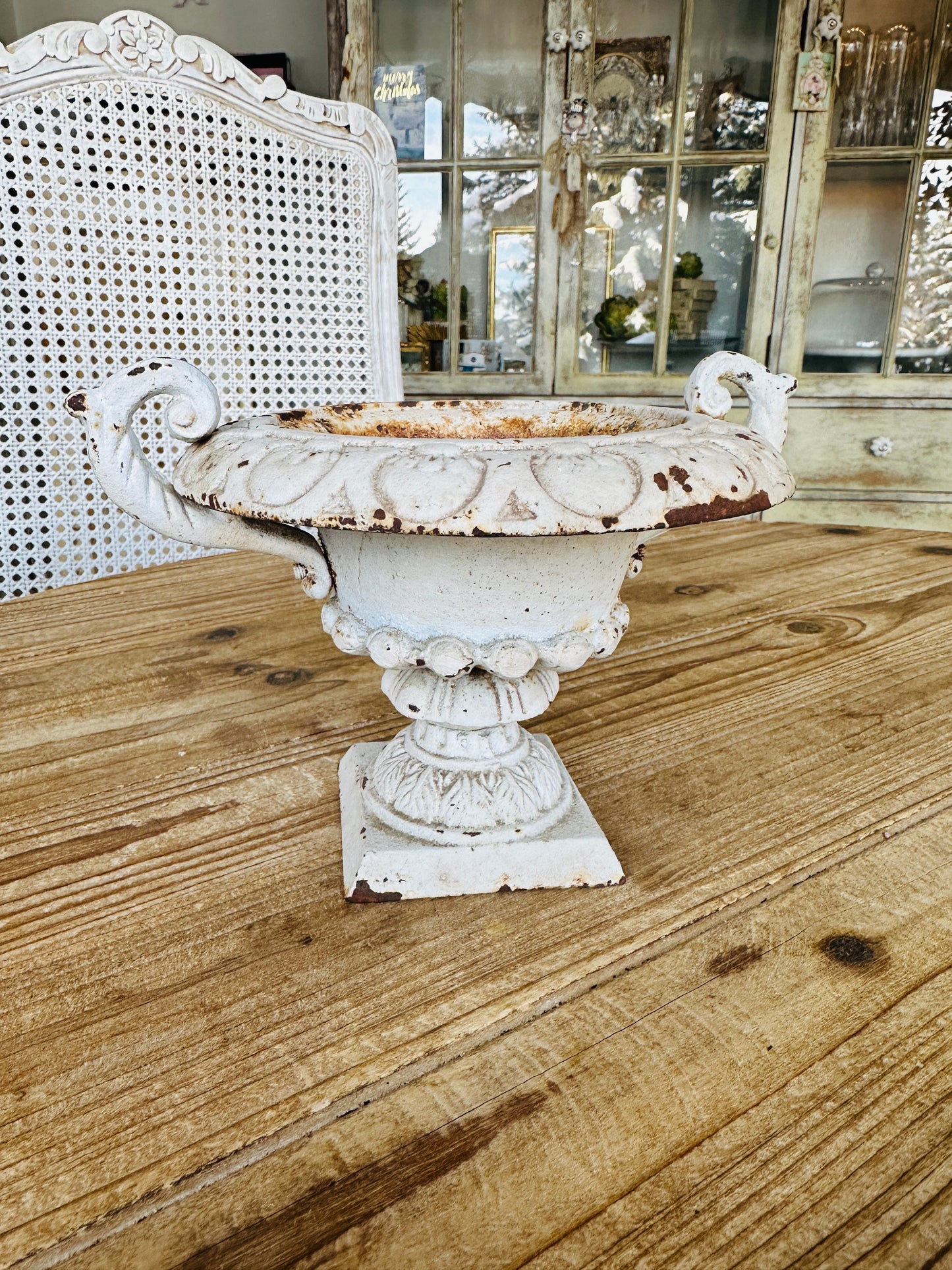 Cast Iron Planter Decor