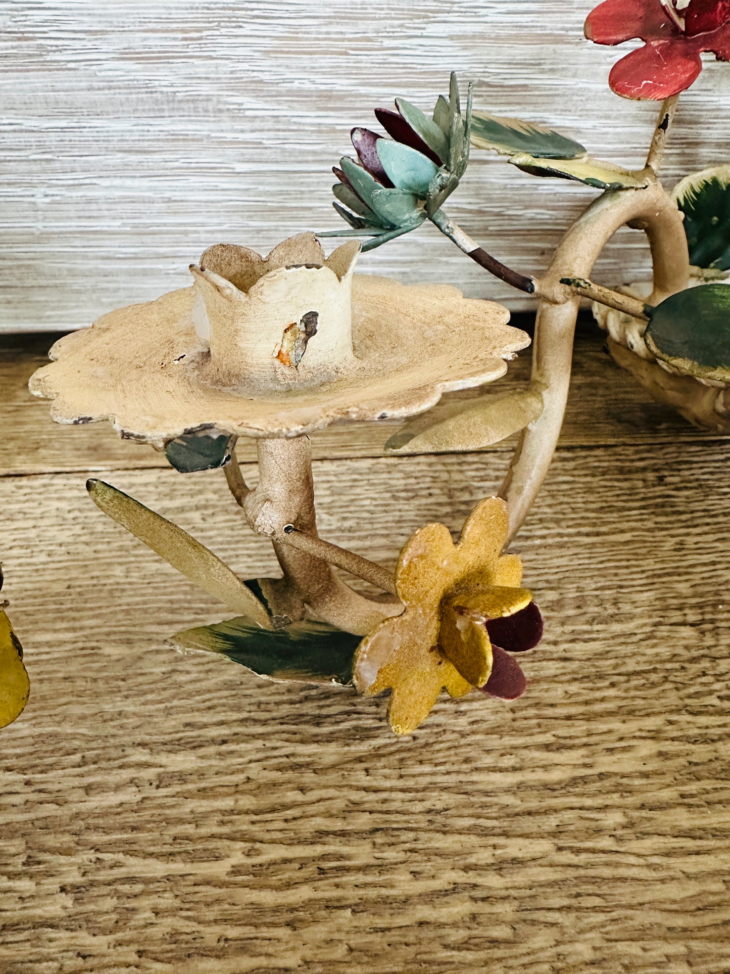 Italian Tole Wall Sconce Candleholder(s)