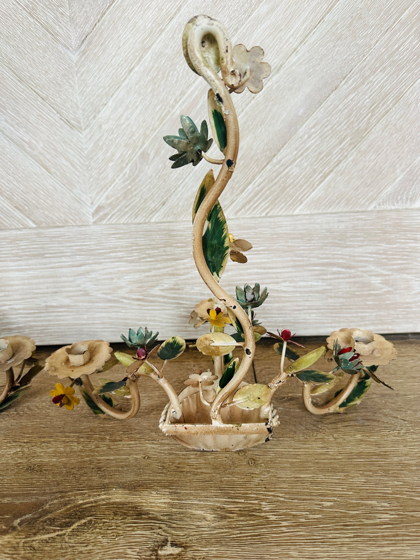 Italian Tole Wall Sconce Candleholder(s)