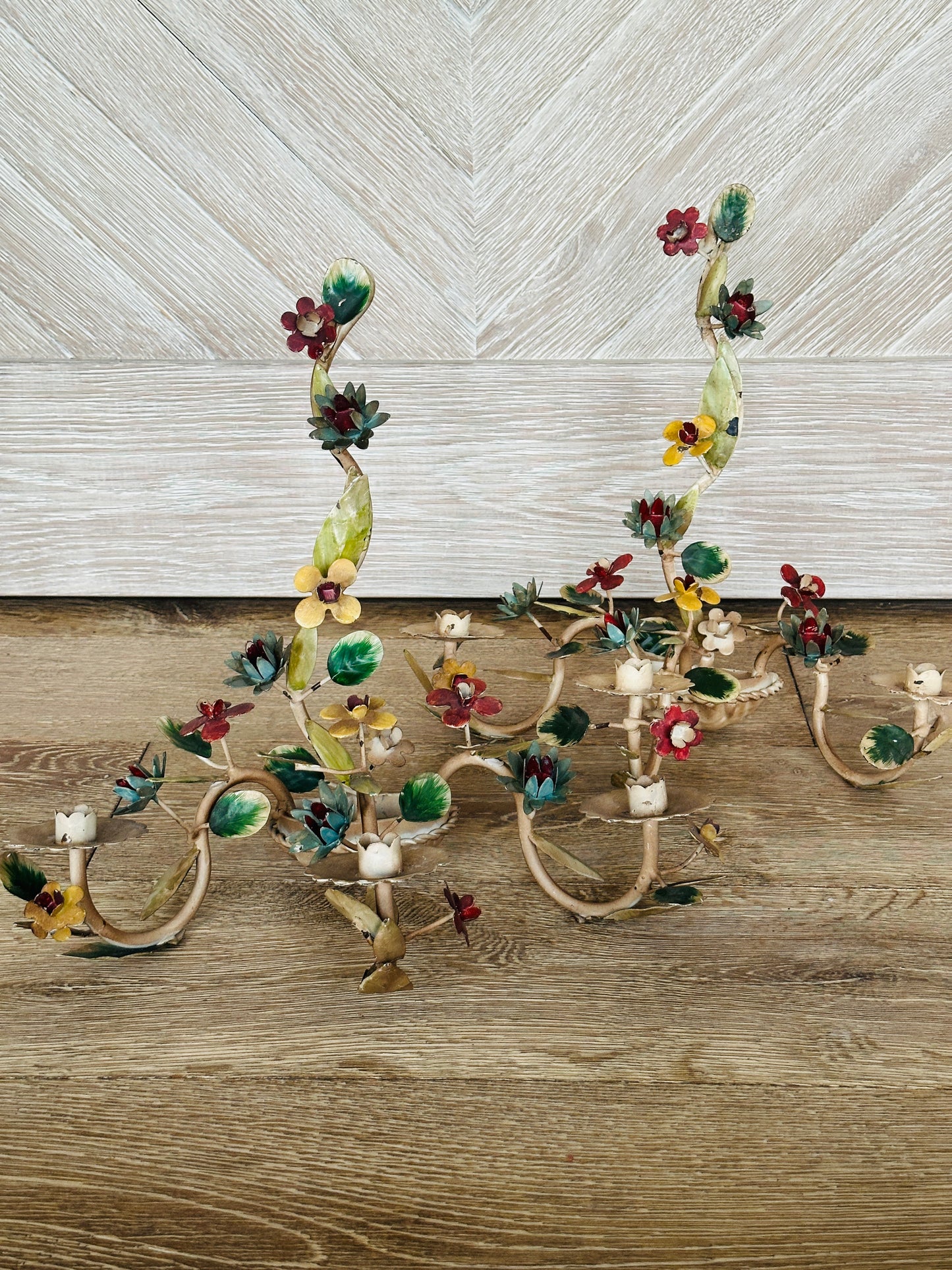 Italian Tole Wall Sconce Candleholder(s)