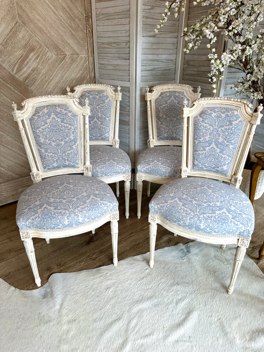 French Early 20th Century Dining Chairs
