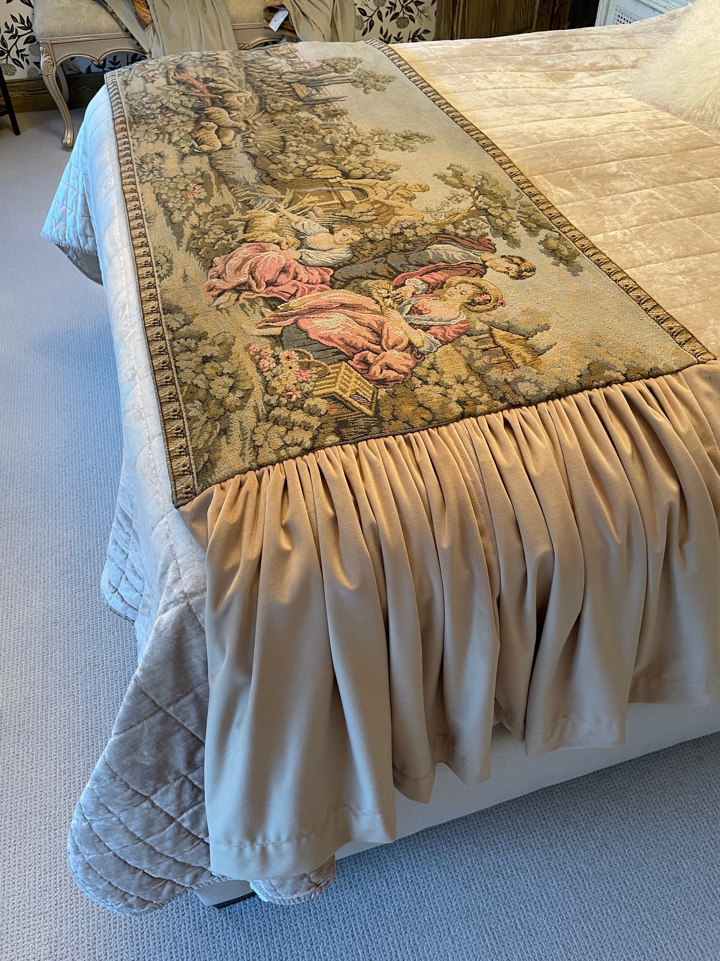 Tapestry Bed Scarf; Single/Double Bed Size