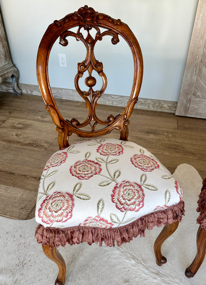 Victorian Walnut Carved Side Chair(s)