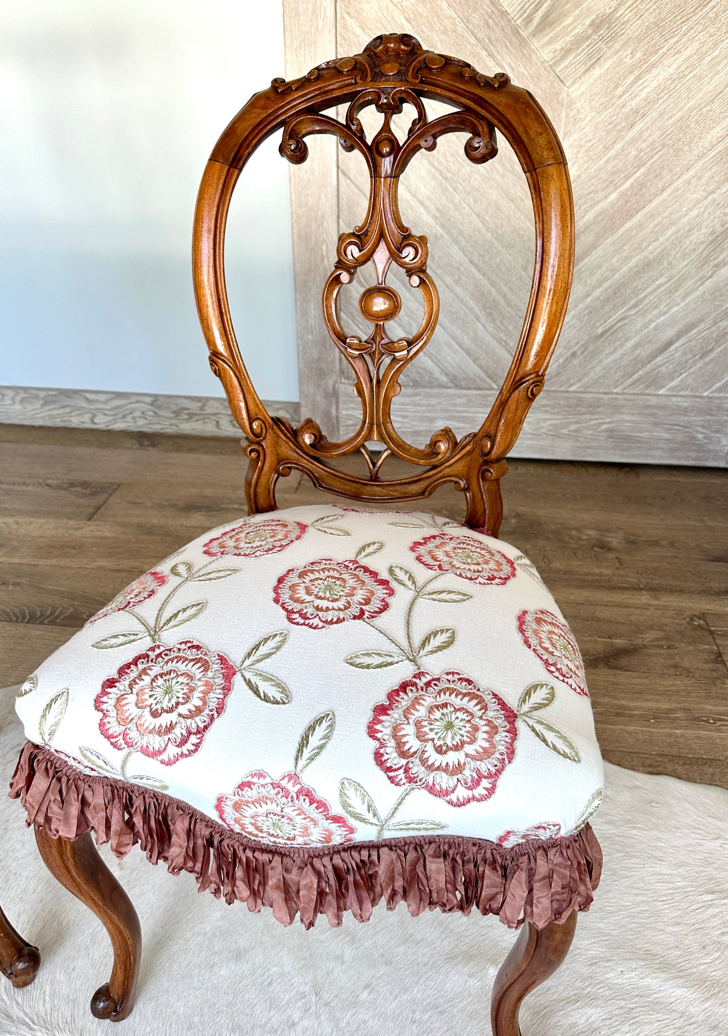 Victorian Walnut Carved Side Chair(s)