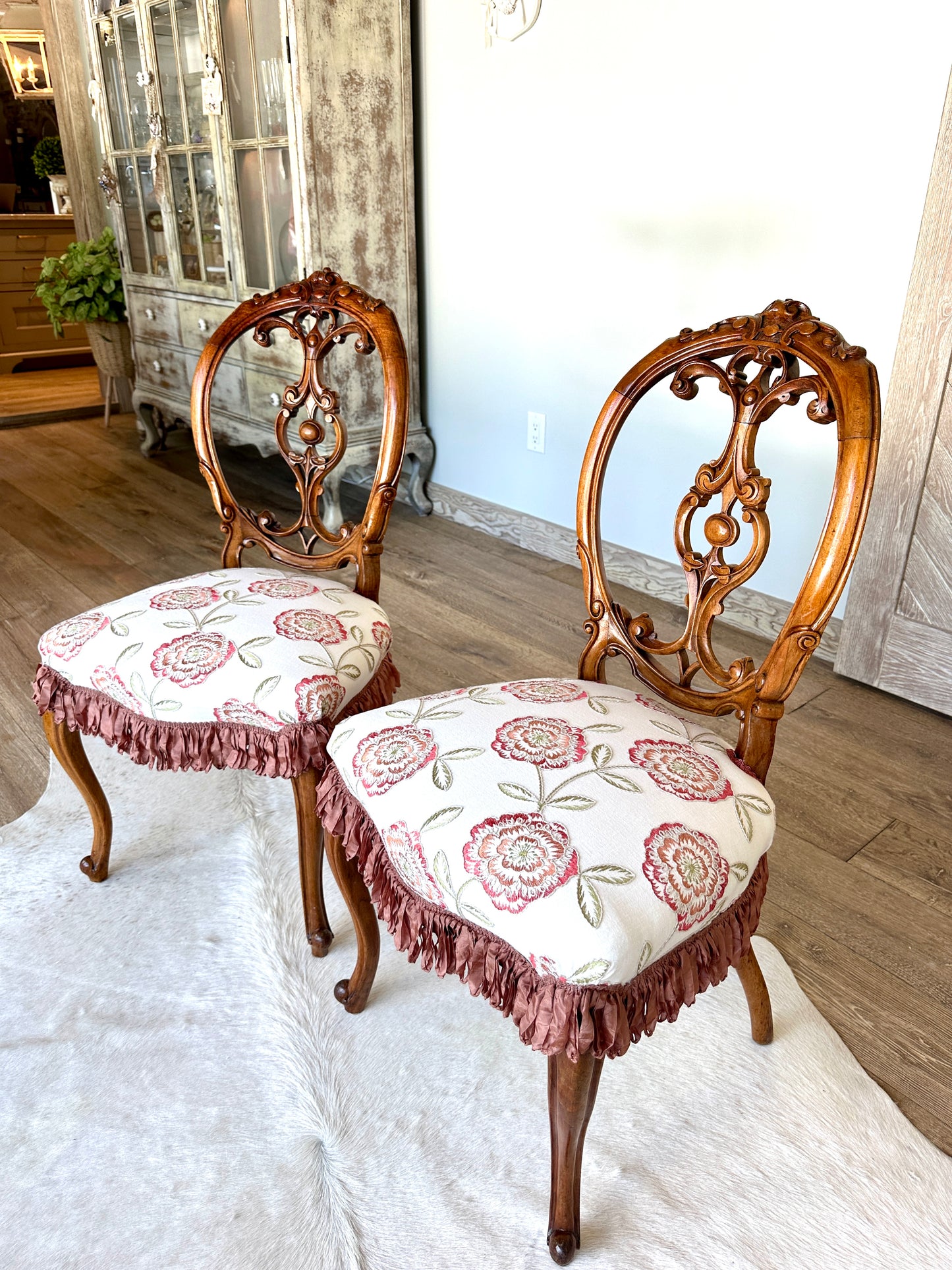 Victorian Walnut Carved Side Chair(s)