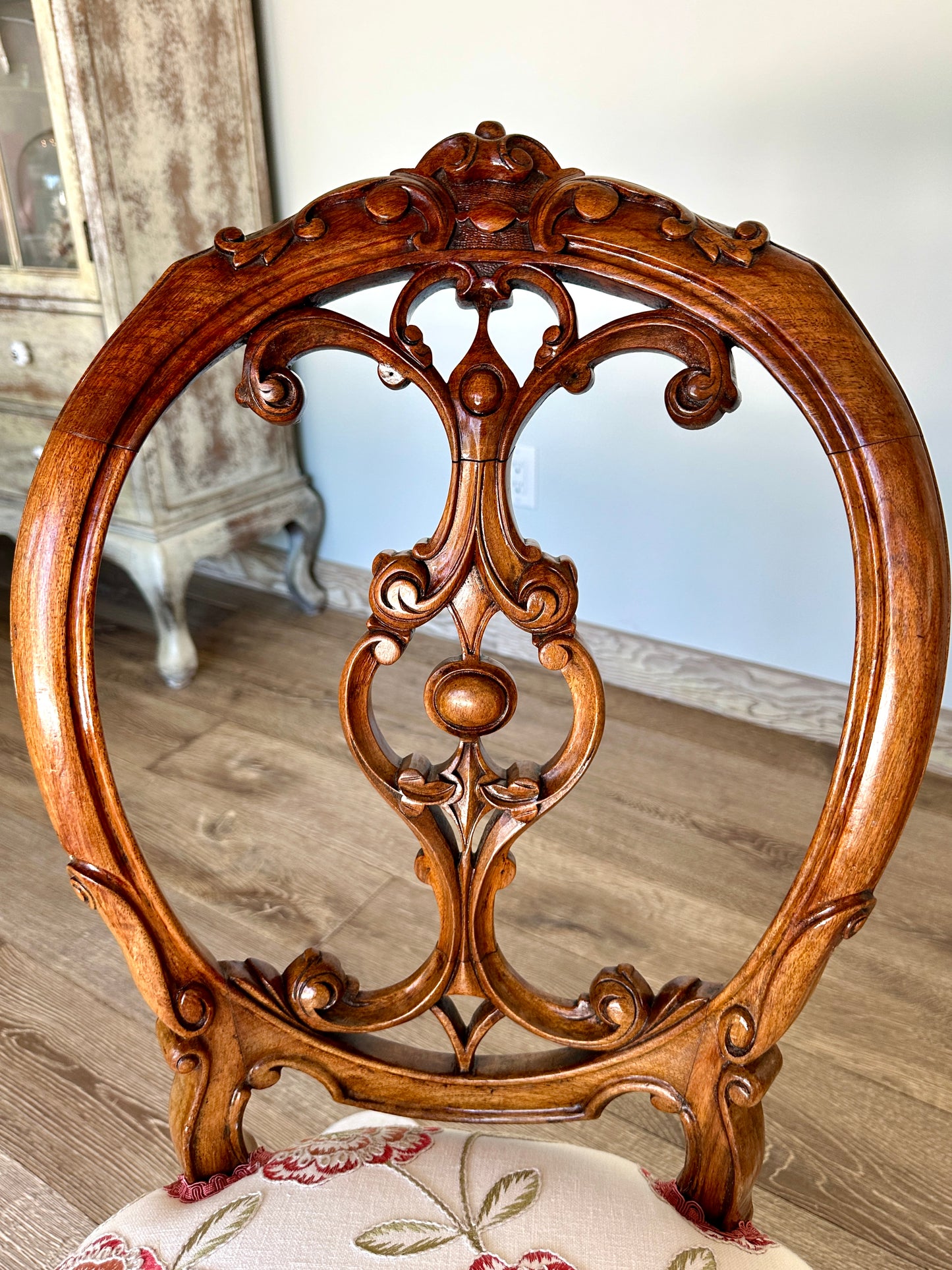 Victorian Walnut Carved Side Chair(s)