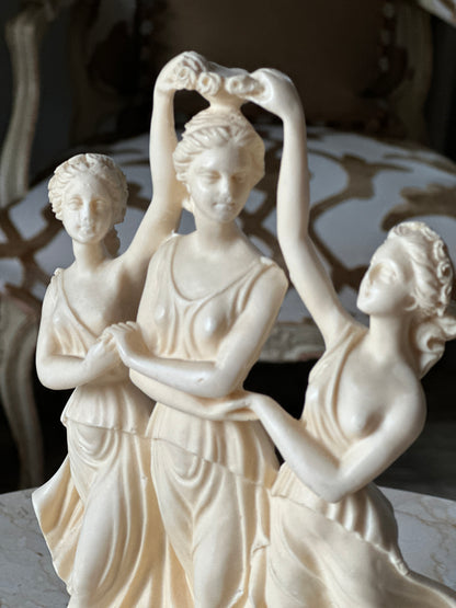 A. Santini Three Graces Figurine