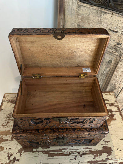 Vintage Chinese Camphor Storage Box