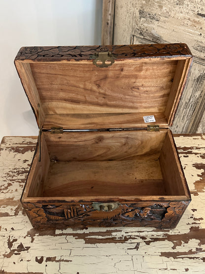 Vintage Chinese Camphor Storage Box