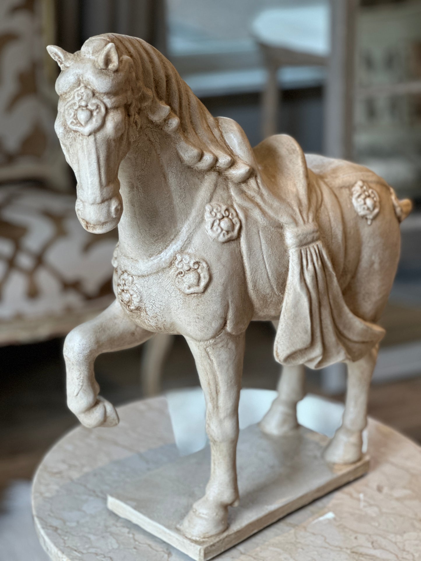 Vintage Japanese Tang Ceramic Horse