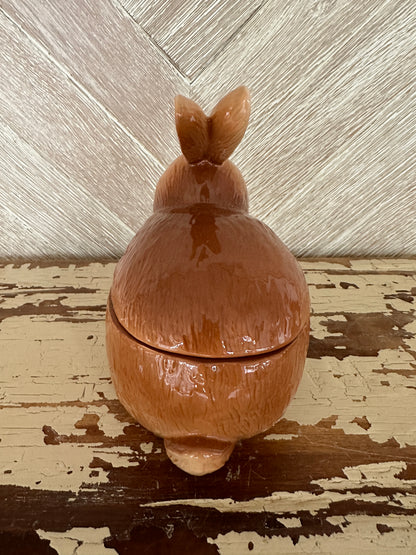 Vintage Lidded Box Rabbit