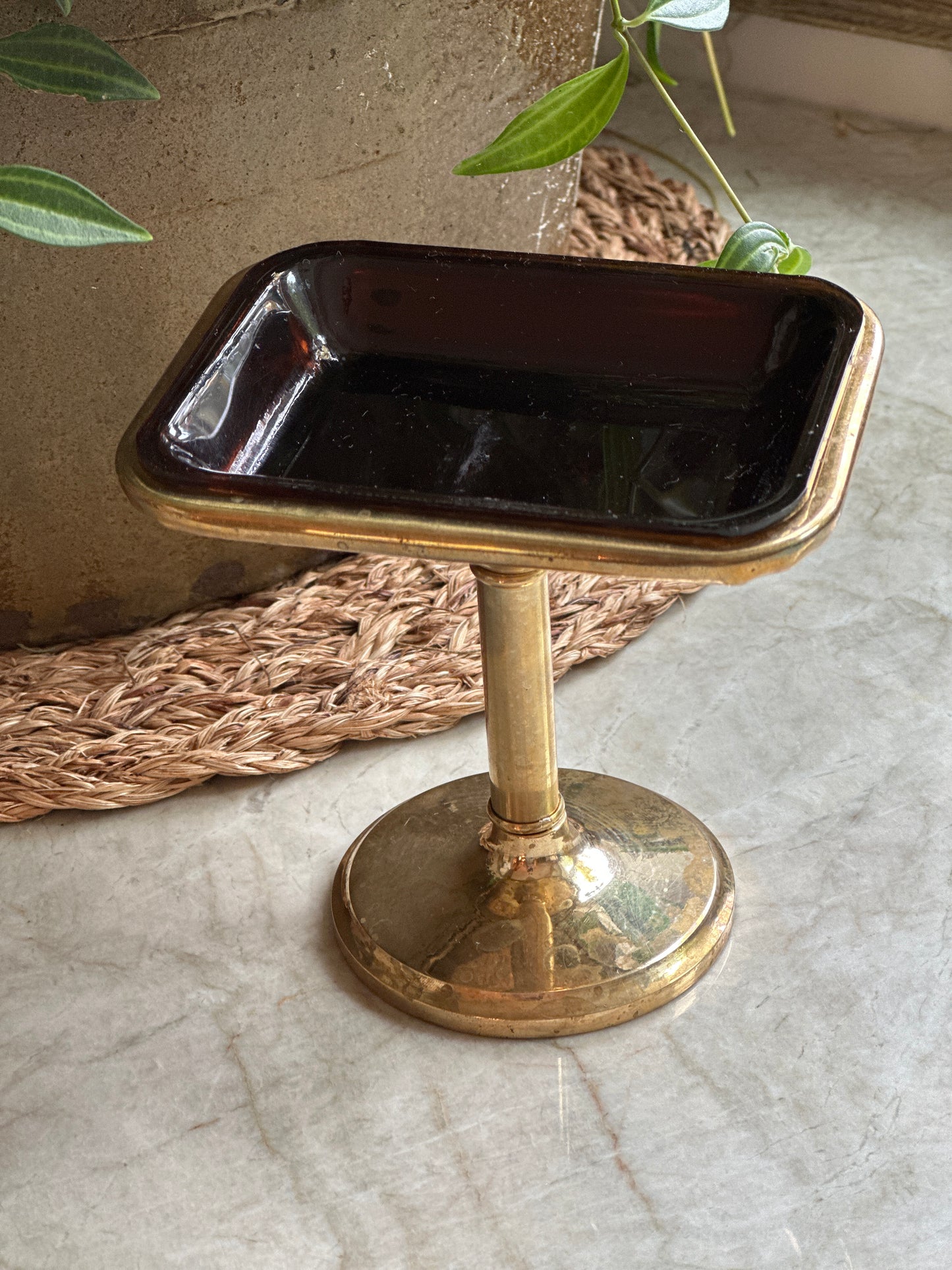 Vintage Brass Soapholder