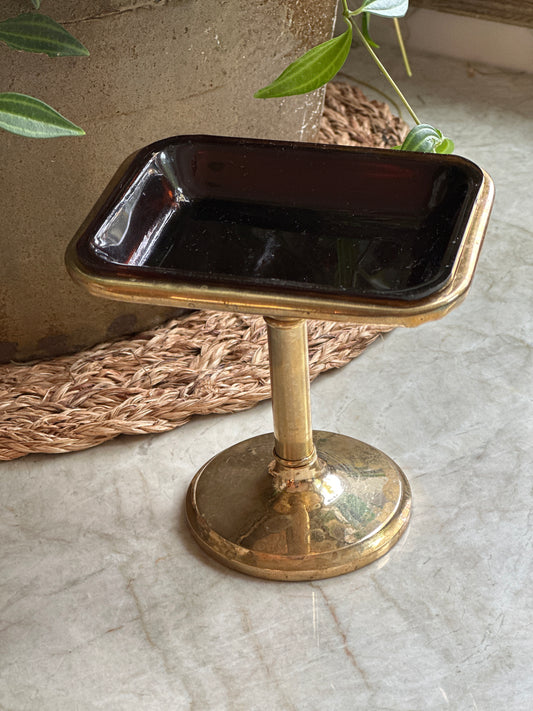 Vintage Brass Soapholder