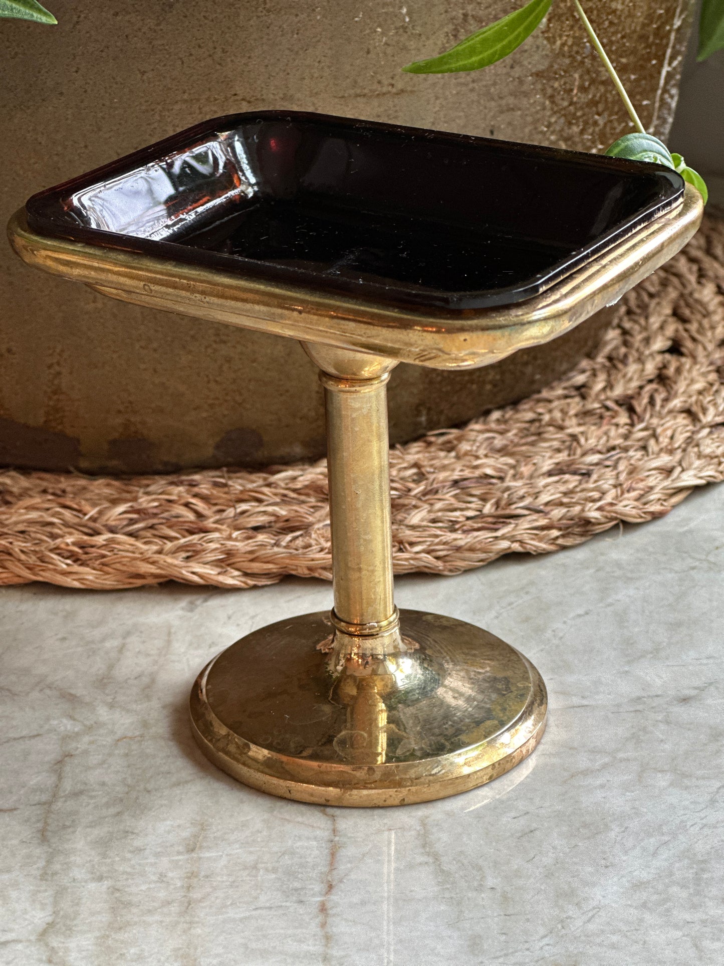 Vintage Brass Soapholder