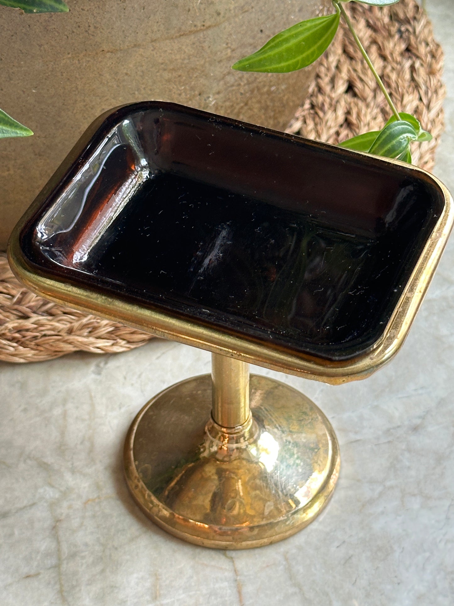 Vintage Brass Soapholder