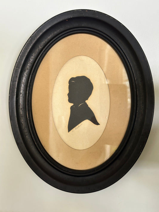 Oval Framed Silhouette