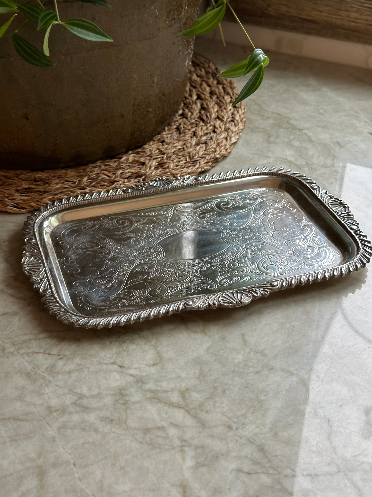 Silverplate Vintage Tray