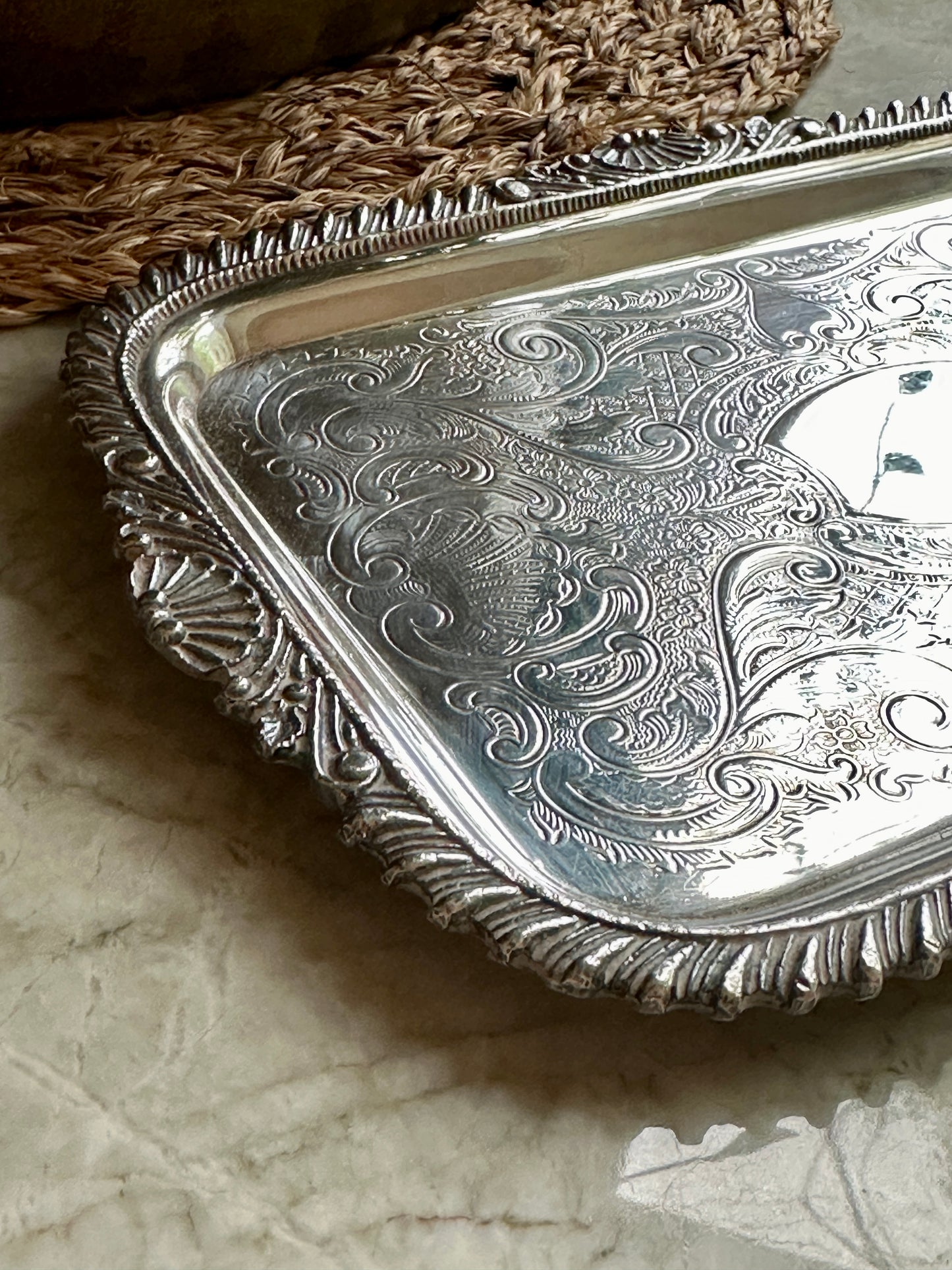 Silverplate Vintage Tray