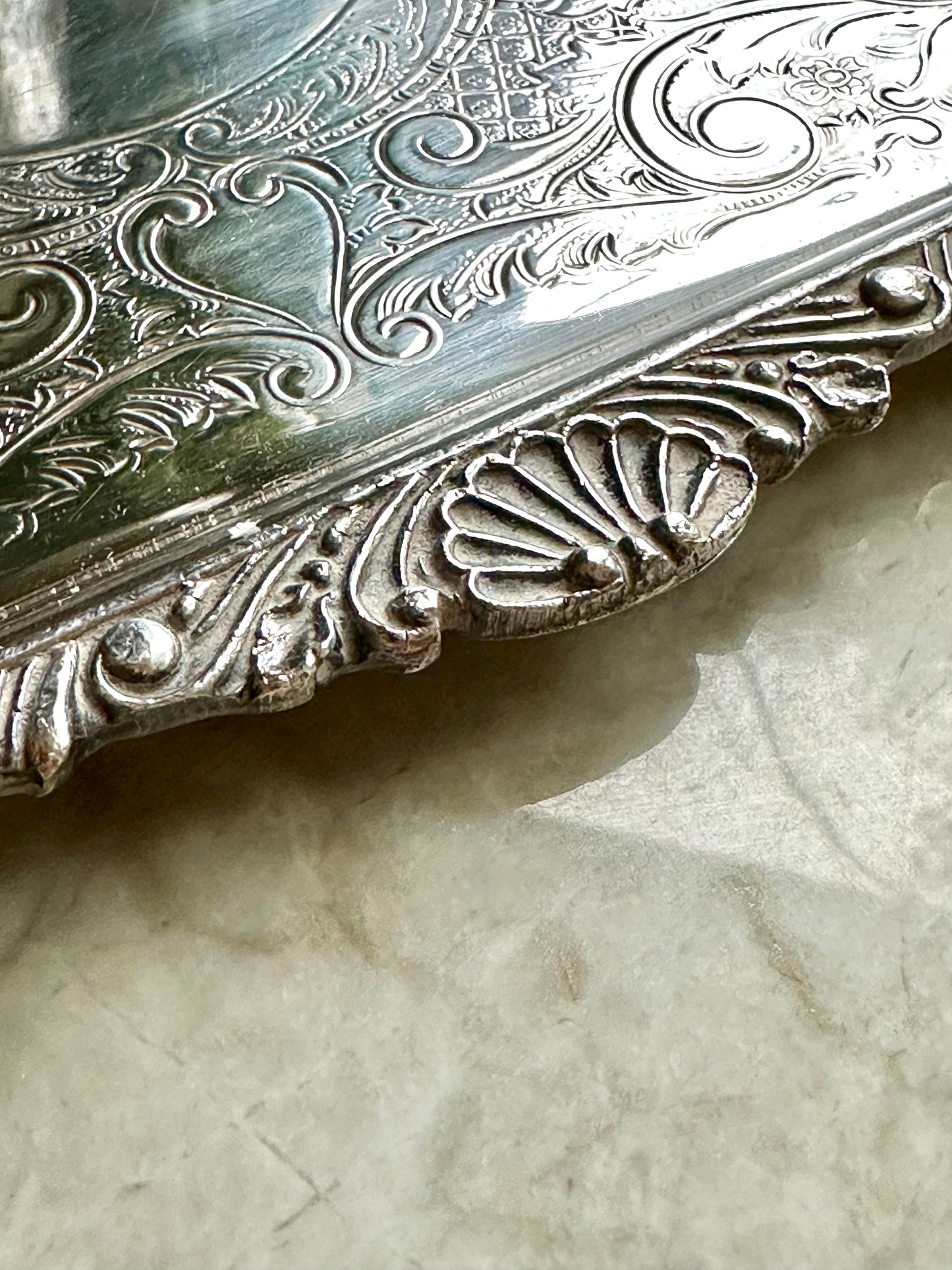 Silverplate Vintage Tray