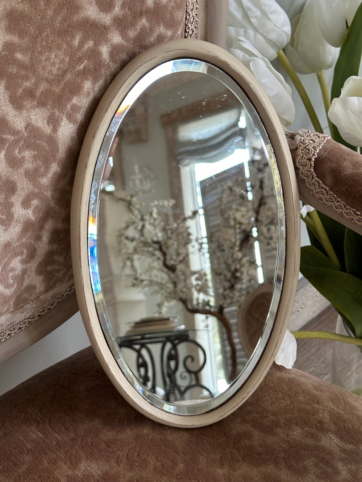 Oval Vintage Mirror