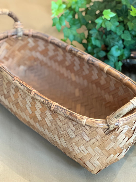 Herringbone Weave Basket