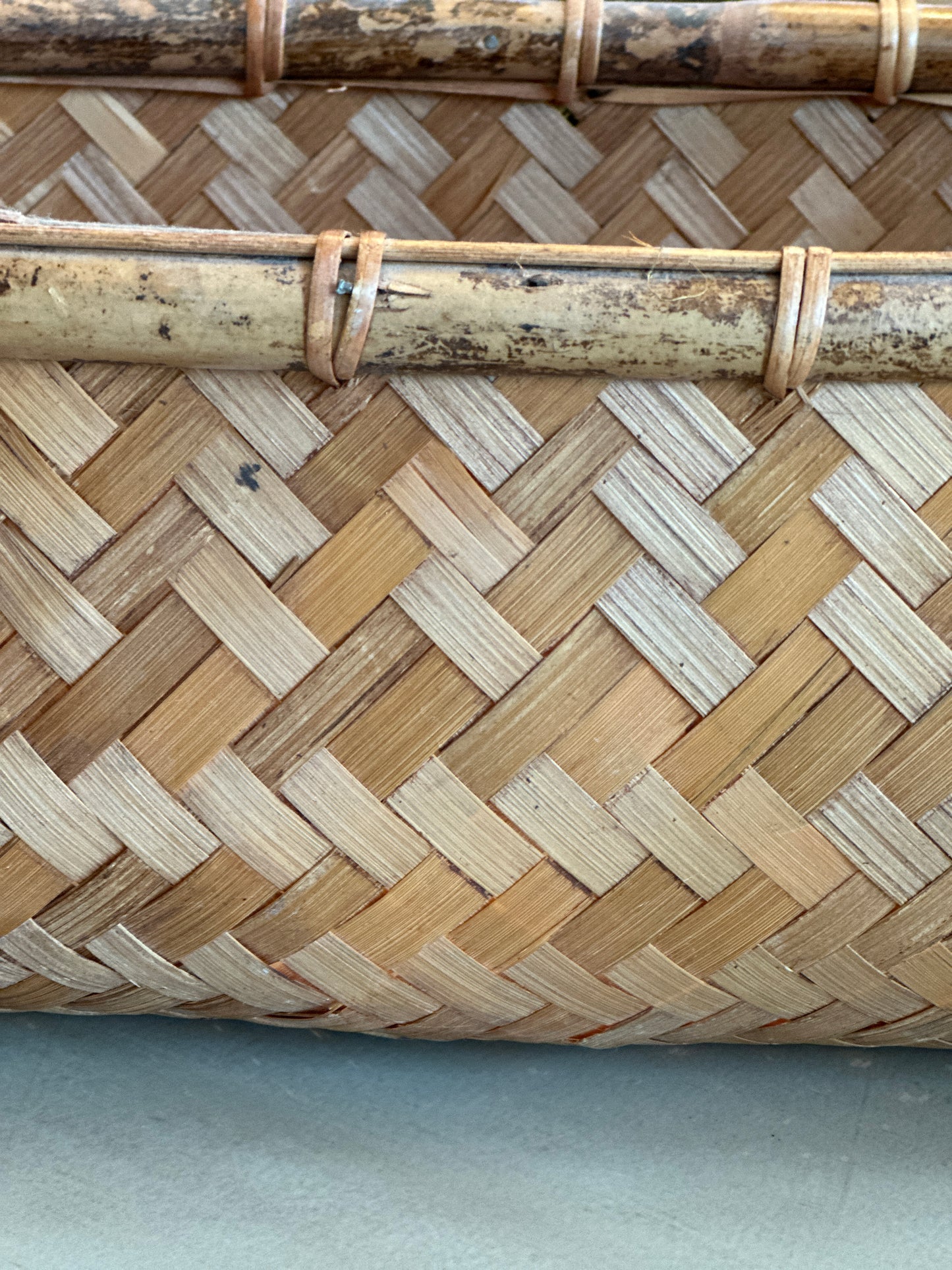 Herringbone Weave Basket