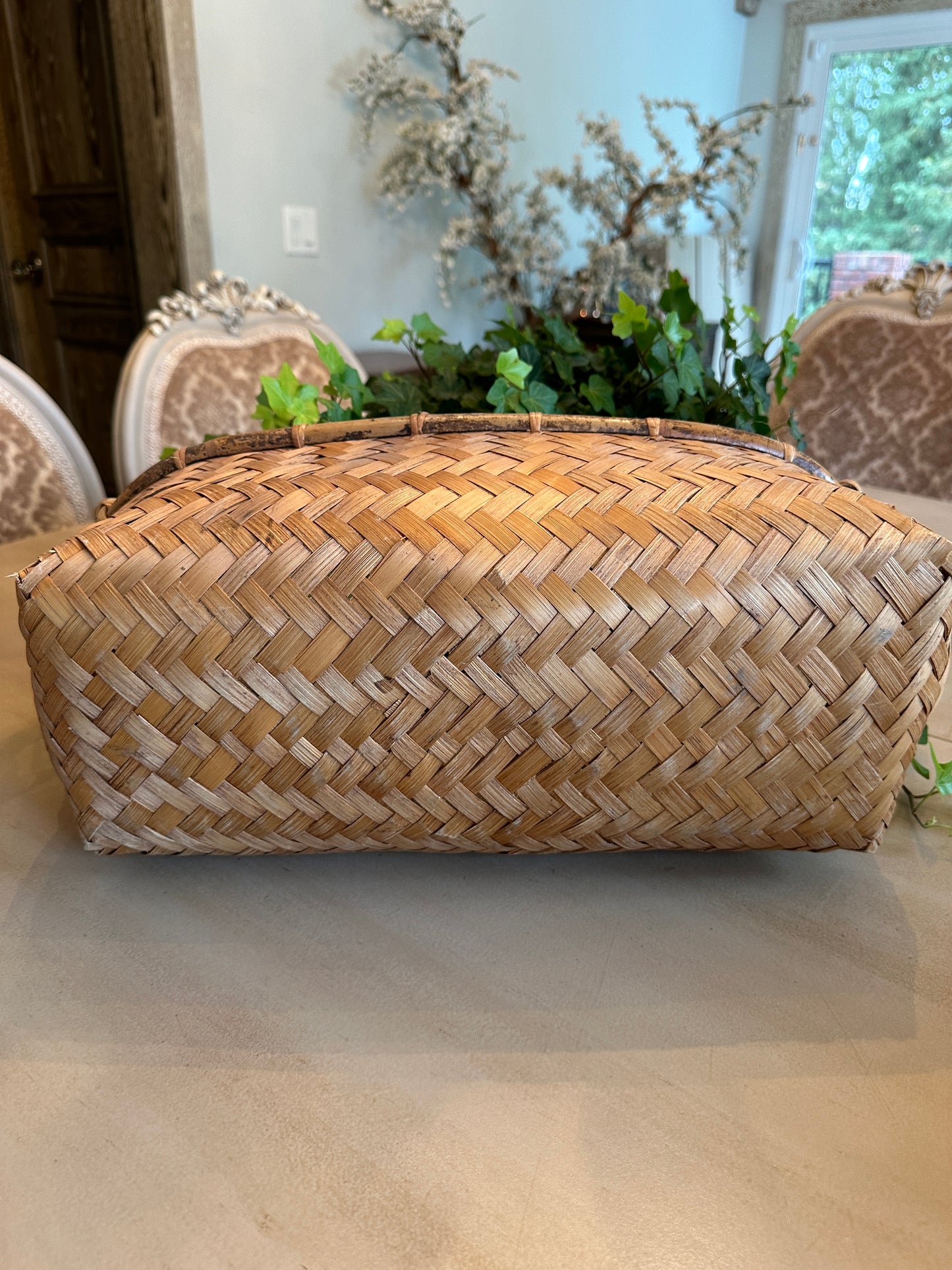 Herringbone Weave Basket