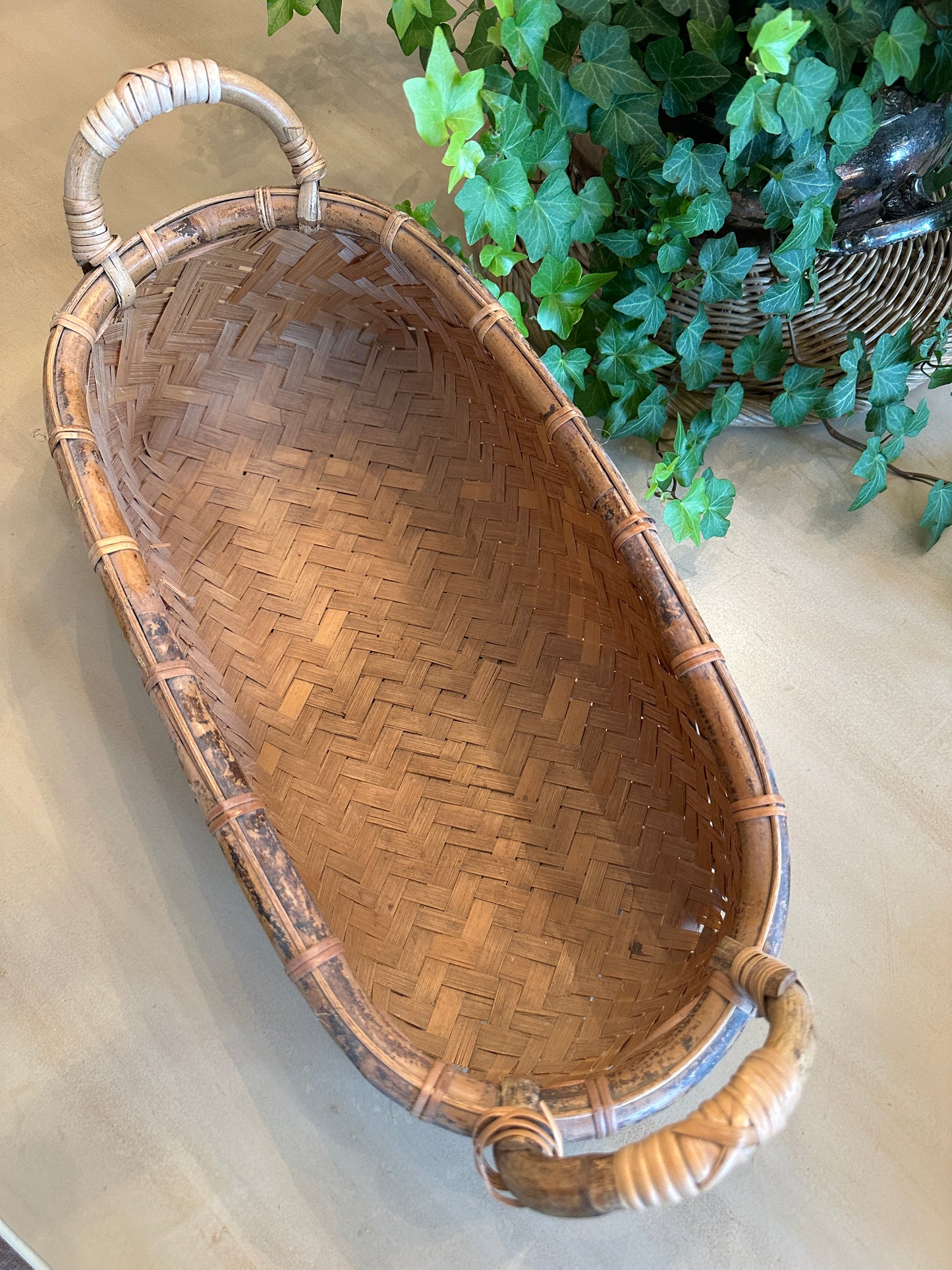 Herringbone Weave Basket