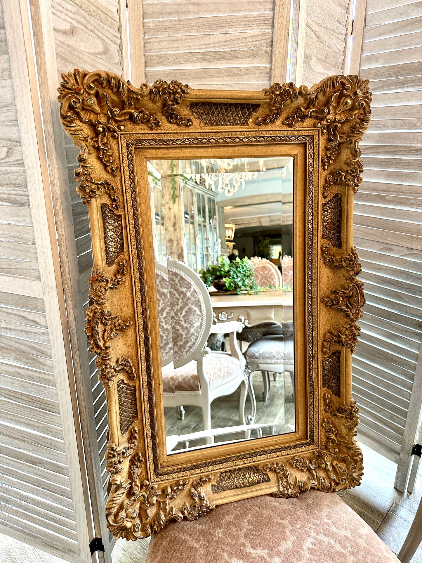 Ornate Baroque Framed Mirror