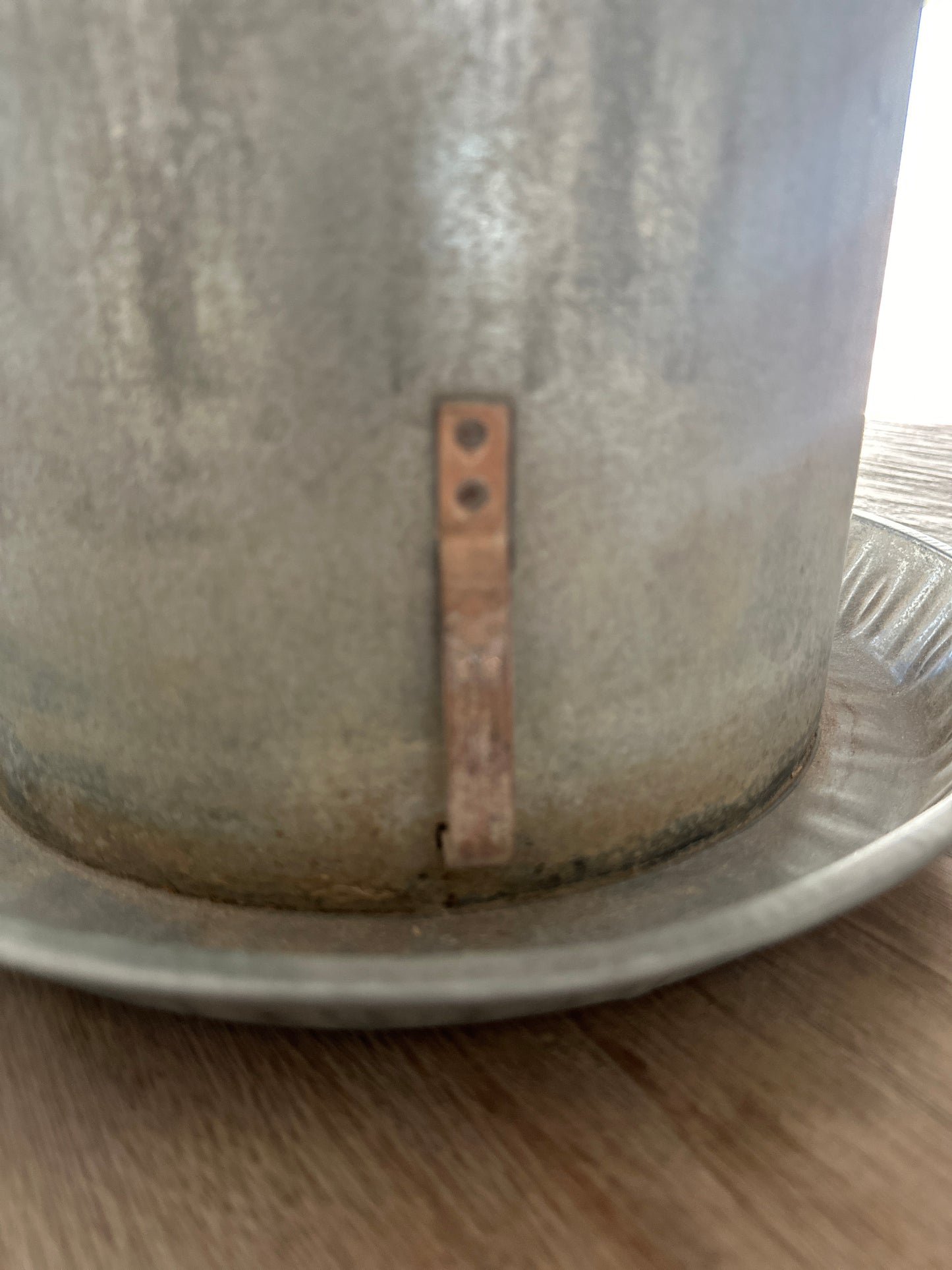 Vintage Galvanized Poultry Waterer