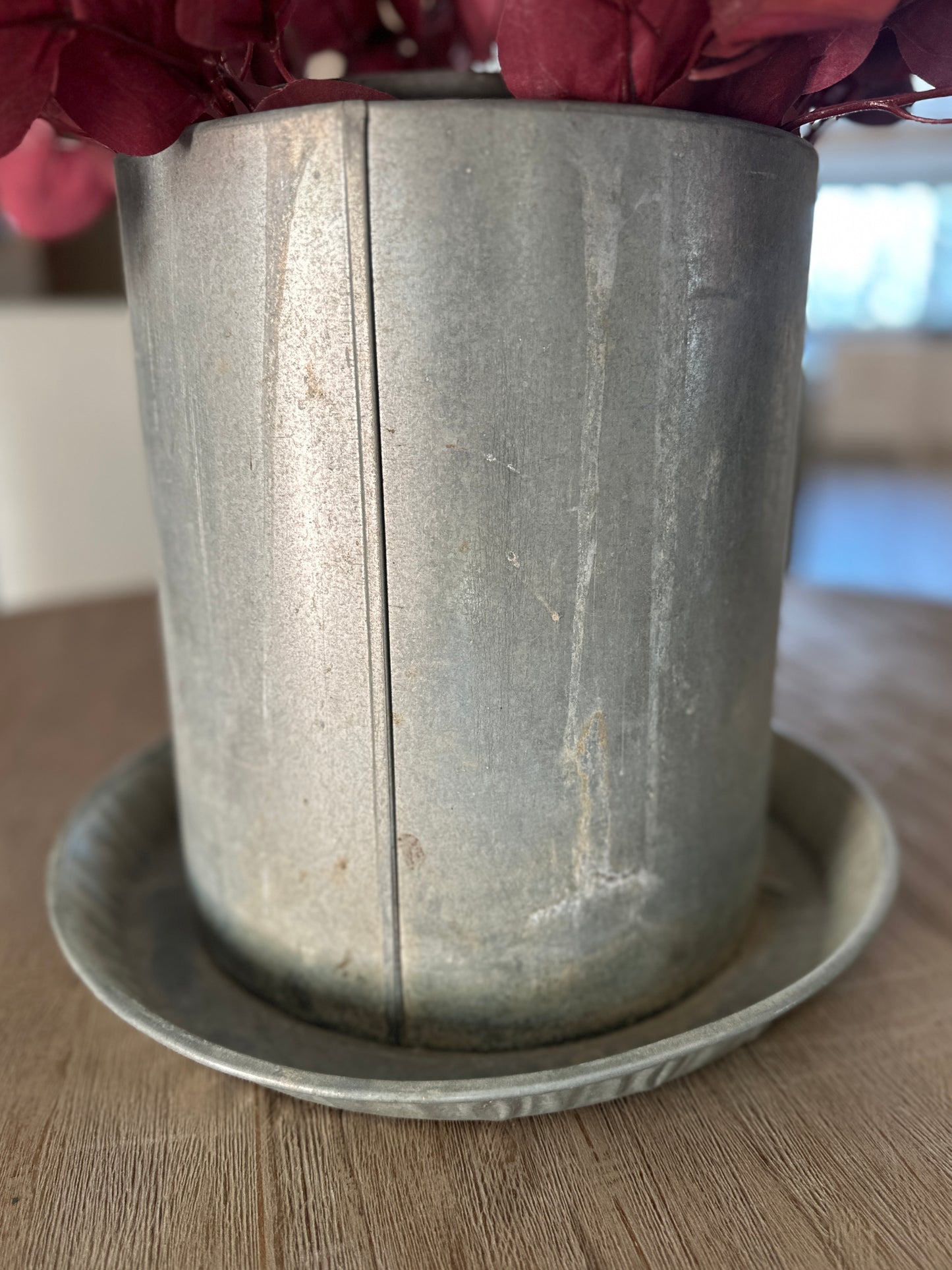 Vintage Galvanized Poultry Waterer