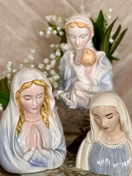 Mother Mary Figures/Planters