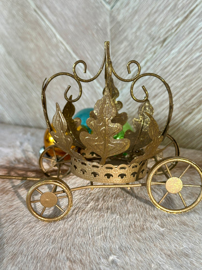 Gold Carriage Decor