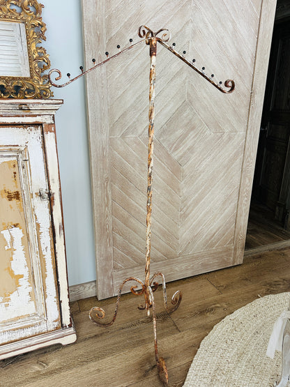 Rustic Metal Retail or Display Stand