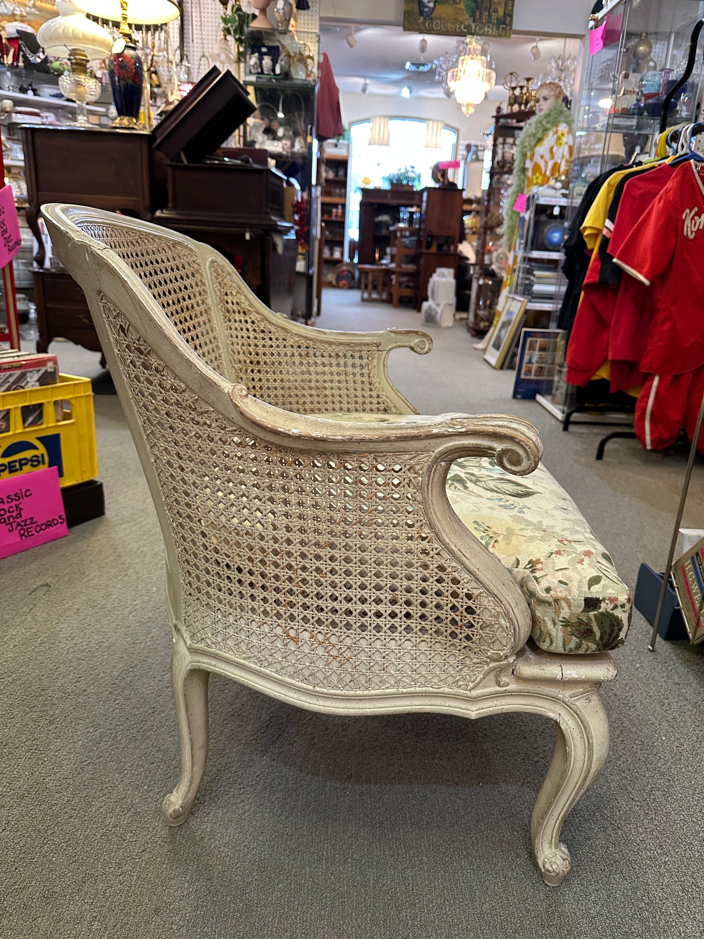 French Caned Armchair