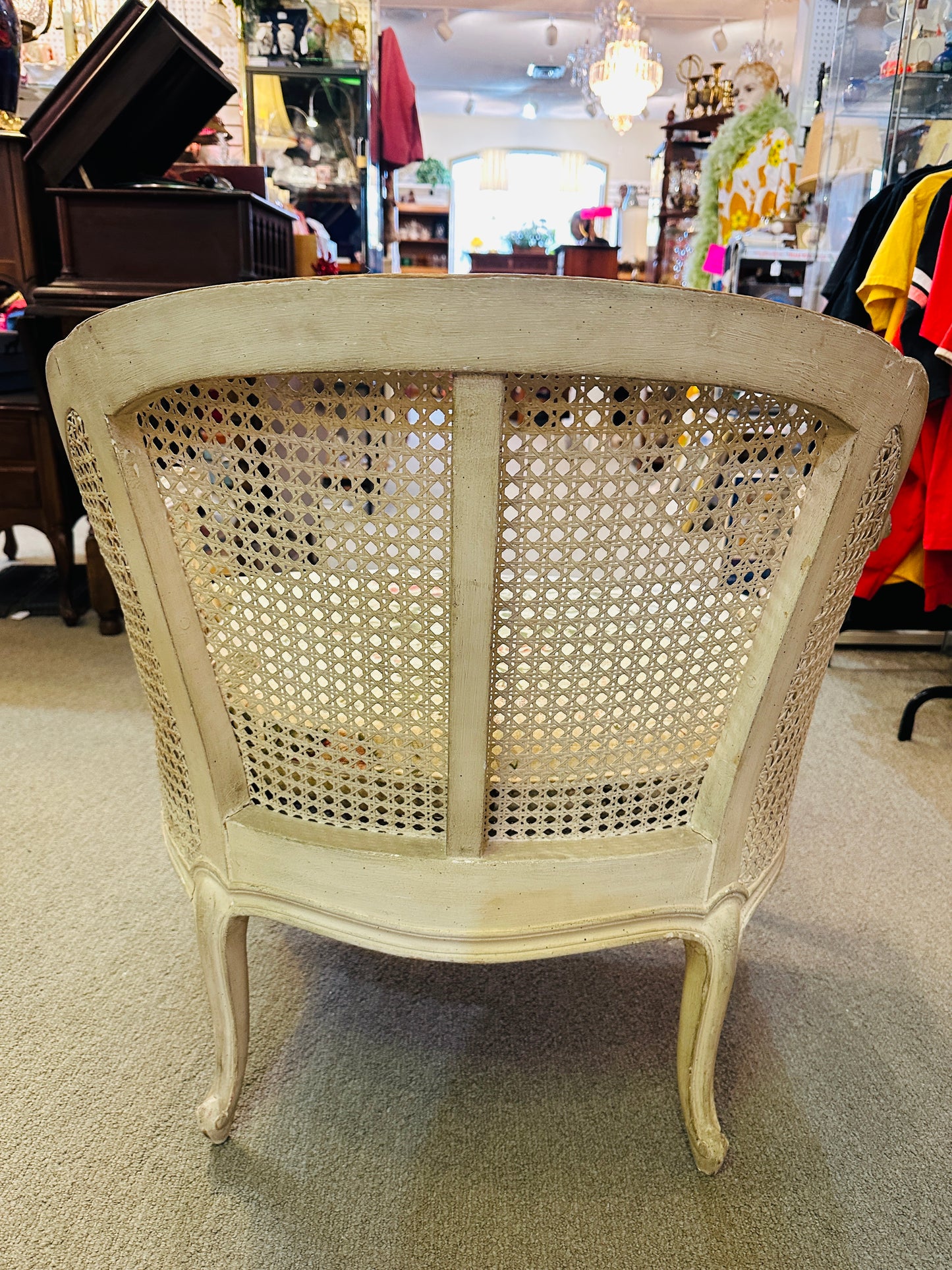 French Caned Armchair