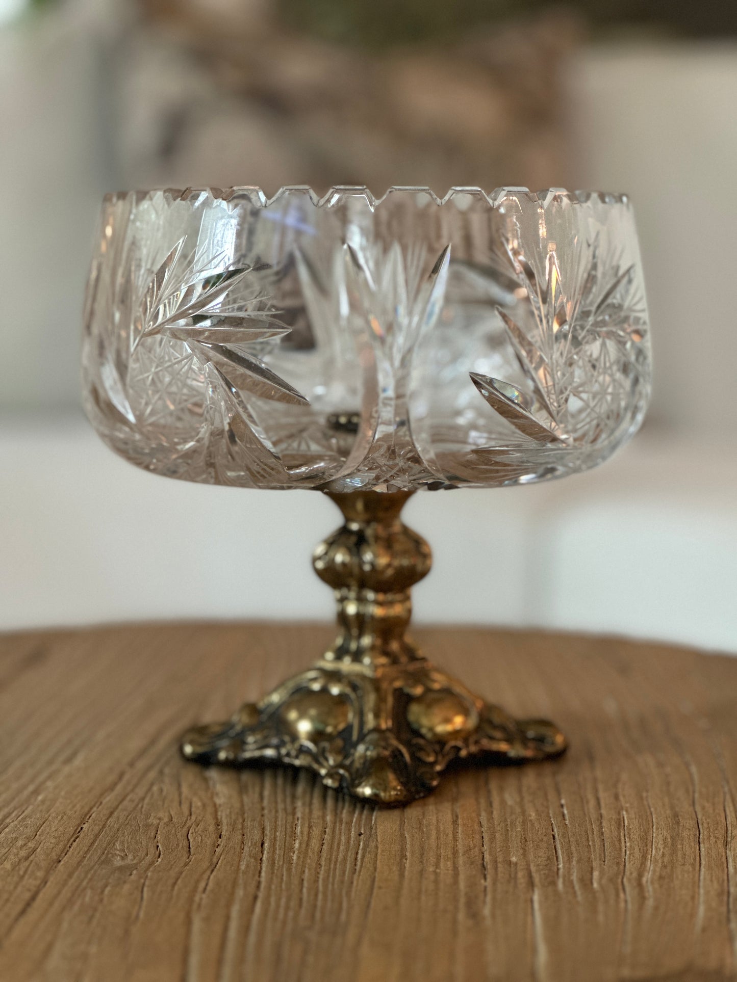 Crystal Compote Bowl