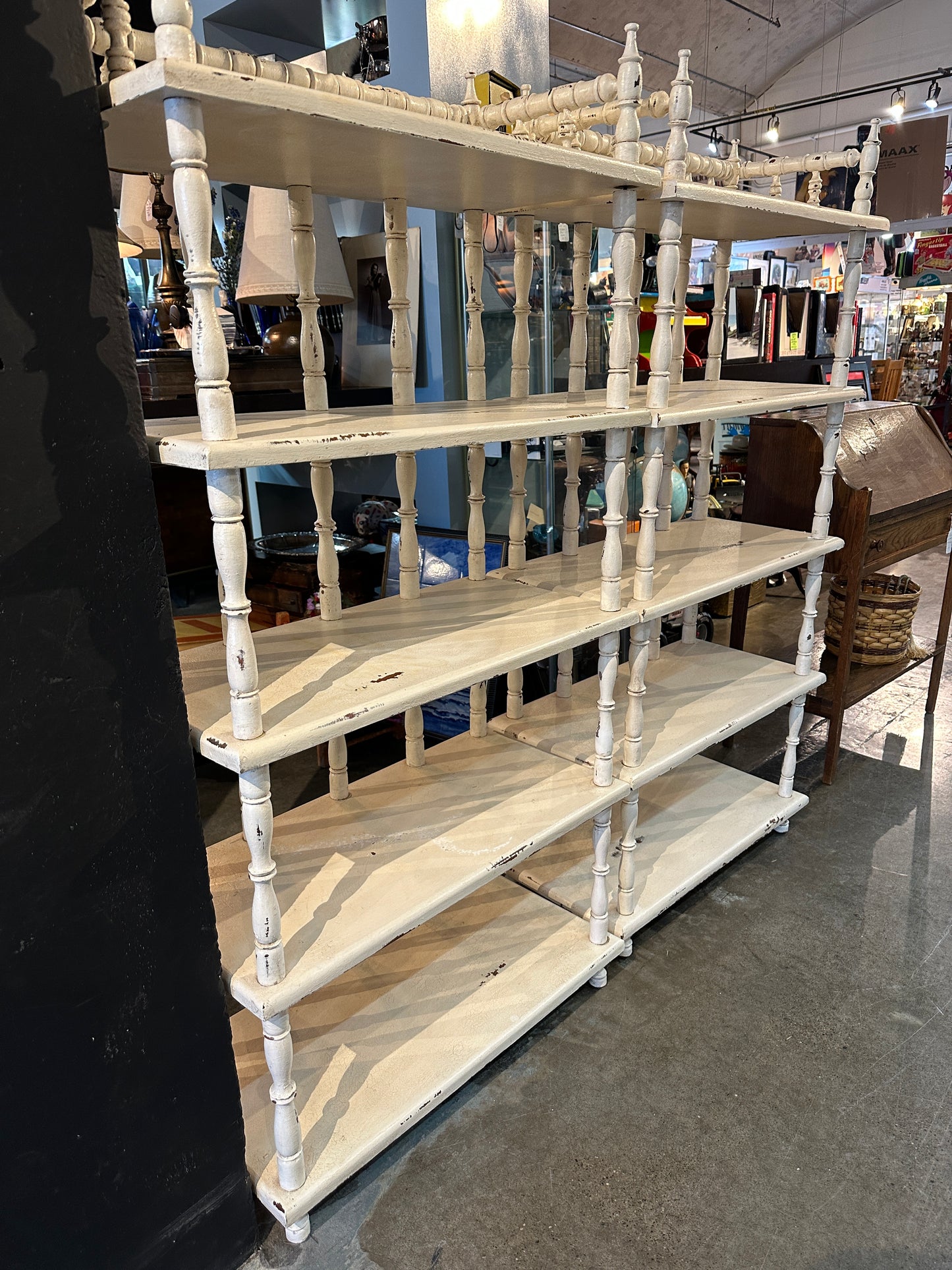 Spindle Standing Shelf(s) Painted