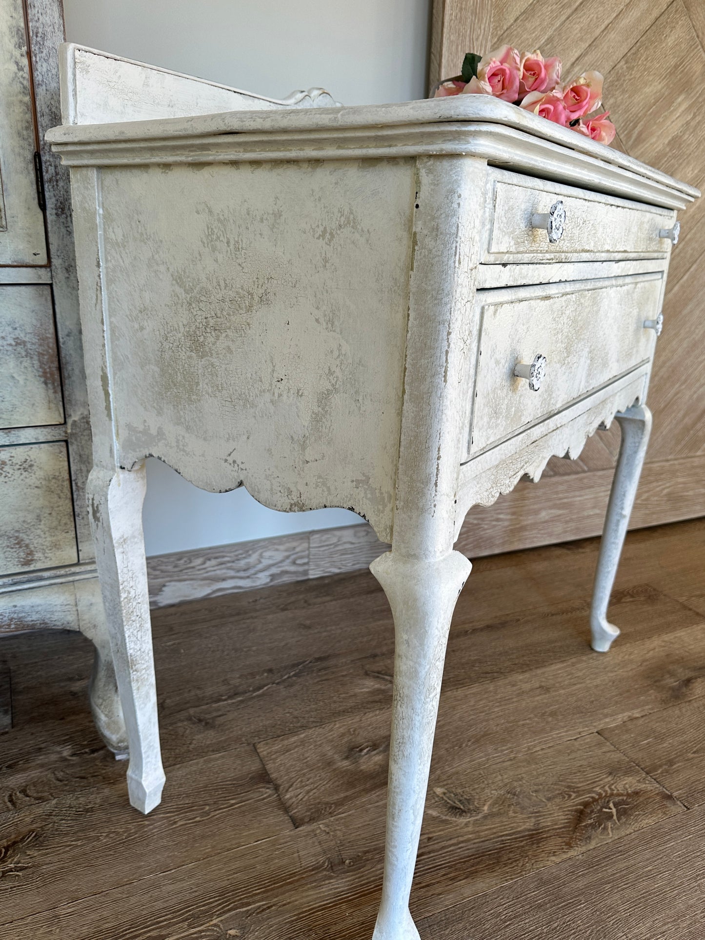 Painted Console; Vintage