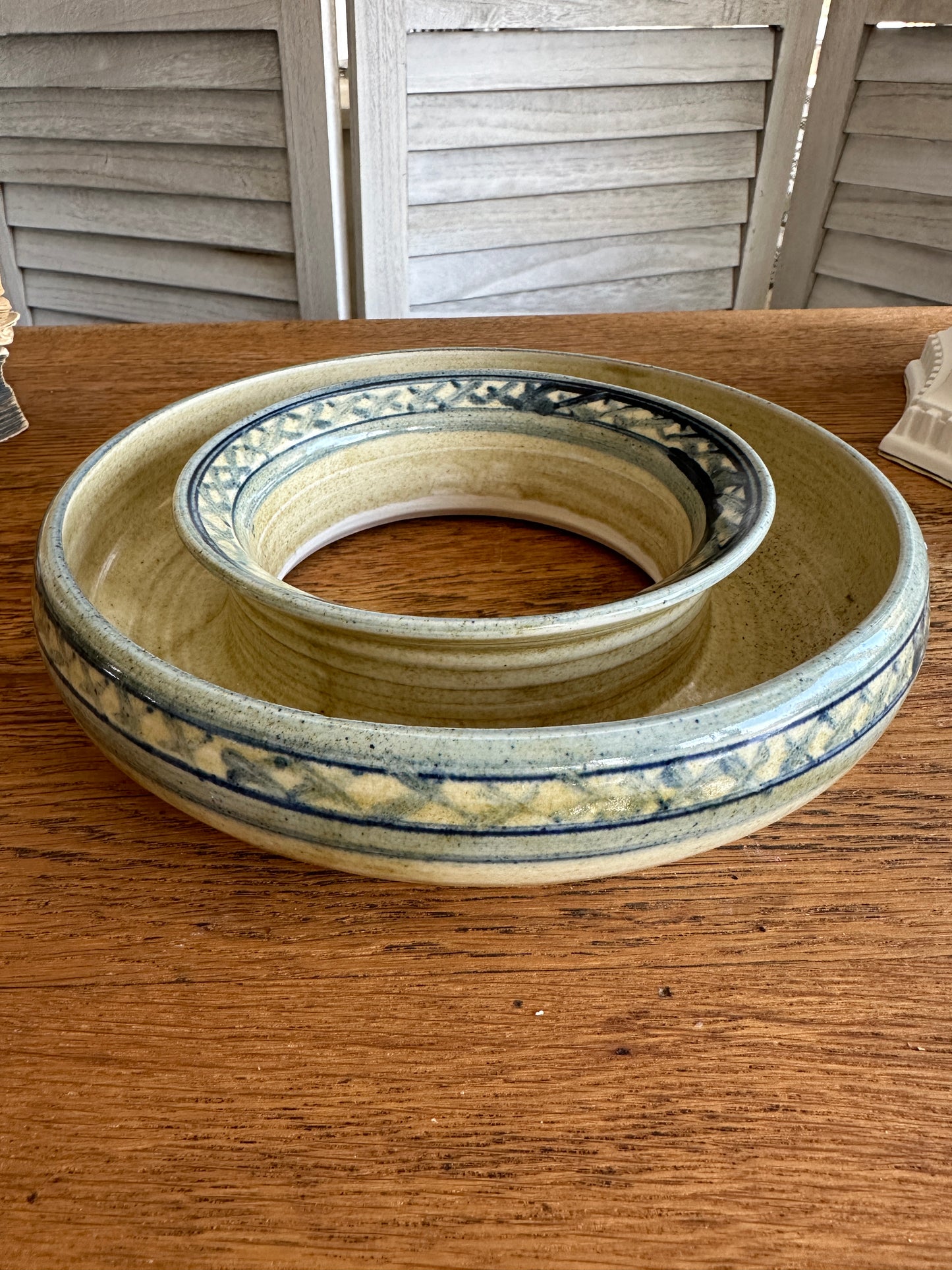 Vintage Ceramic Posy Ring Planter