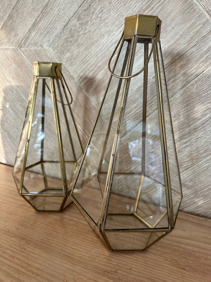 Glass & Brass Lanterns