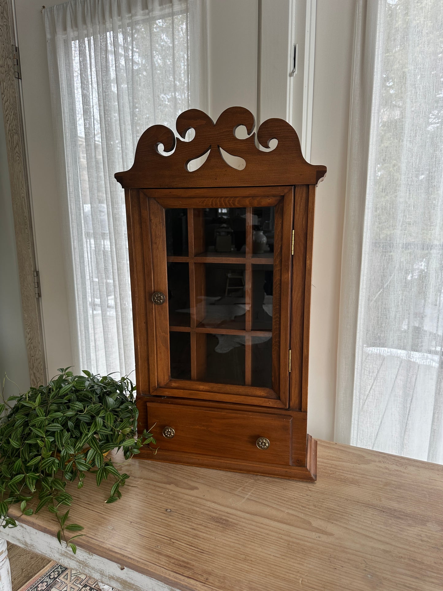 Collectibles Cherrywood Cabinet