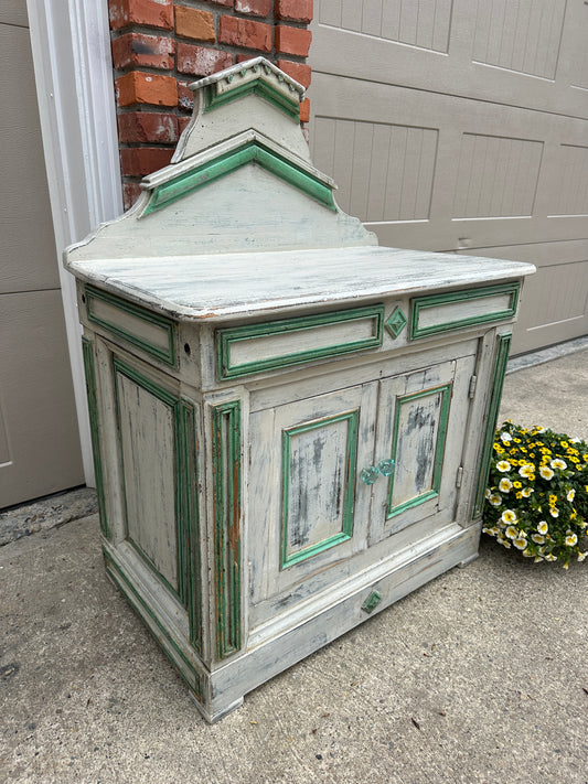 Primitive Washstand Cupboard