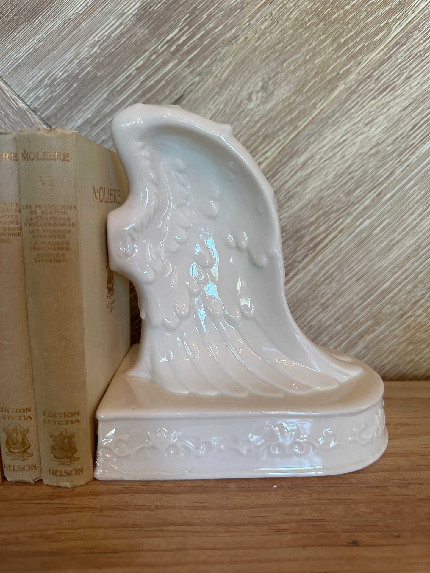 Ceramic Winged Bookends