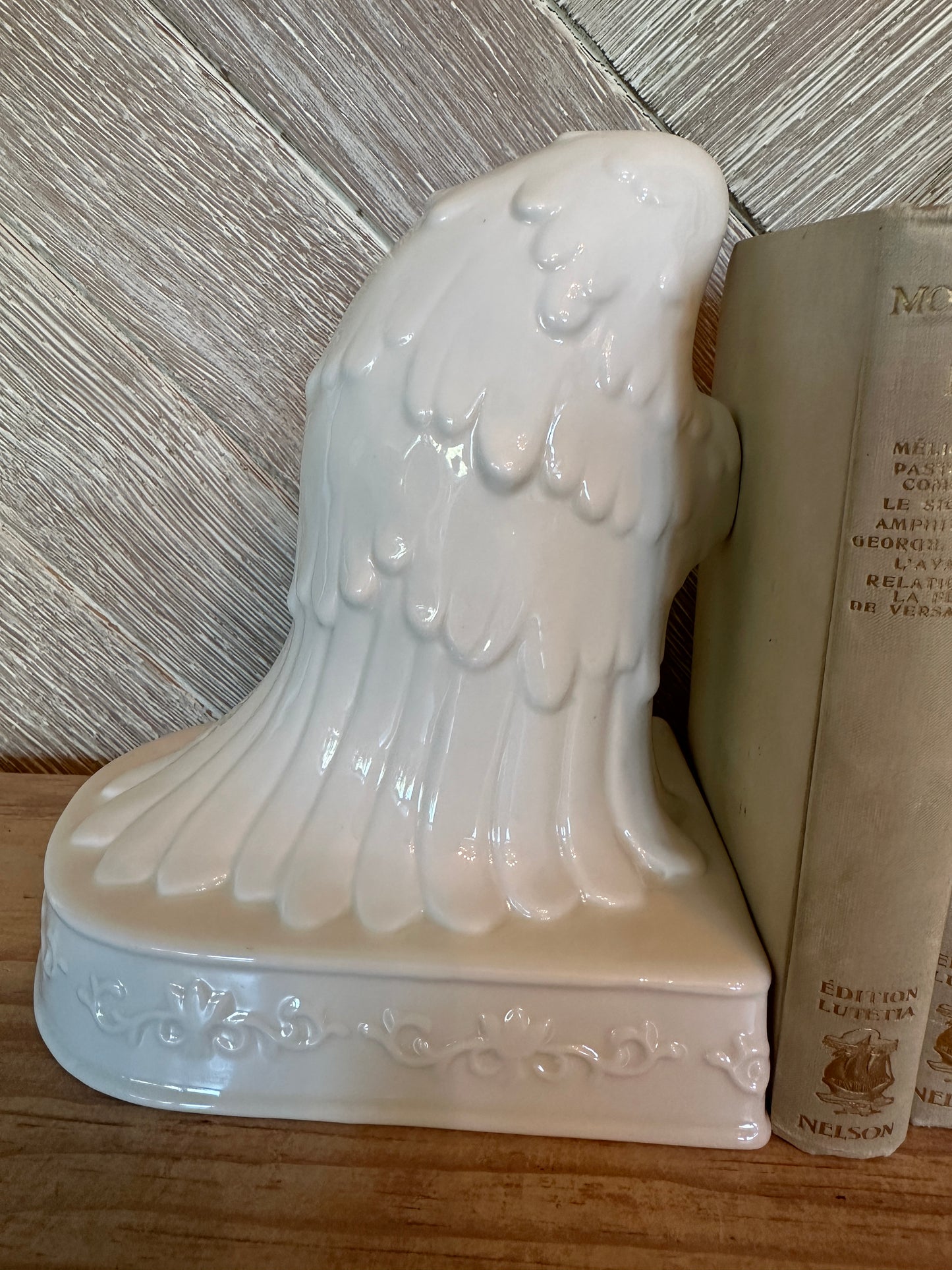 Ceramic Winged Bookends