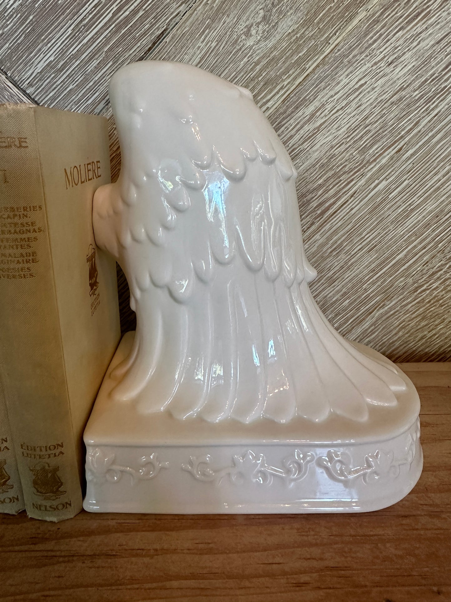 Ceramic Winged Bookends