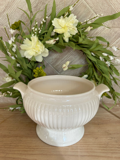 Creamware Soup Tureen Server