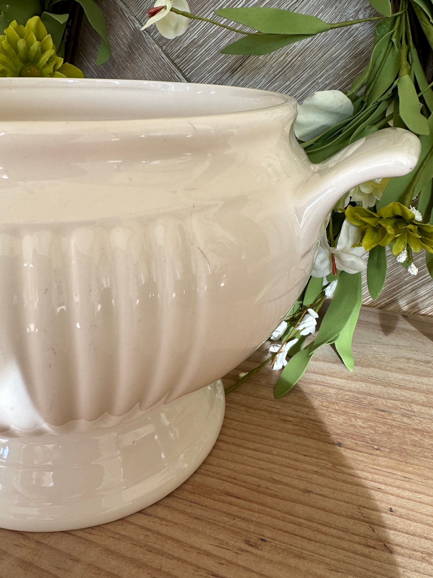 Creamware Soup Tureen Server