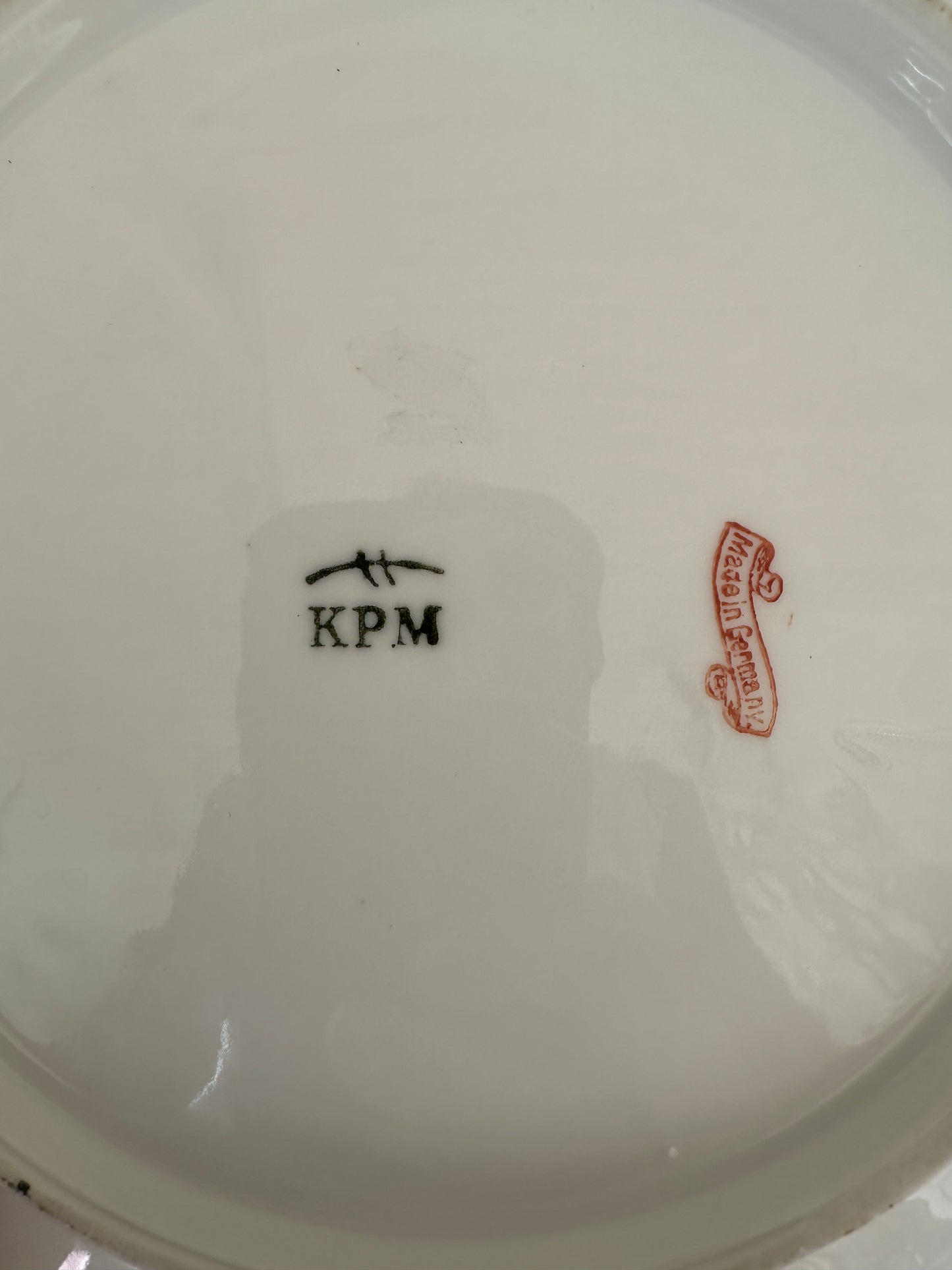 KPM German Floral Plates