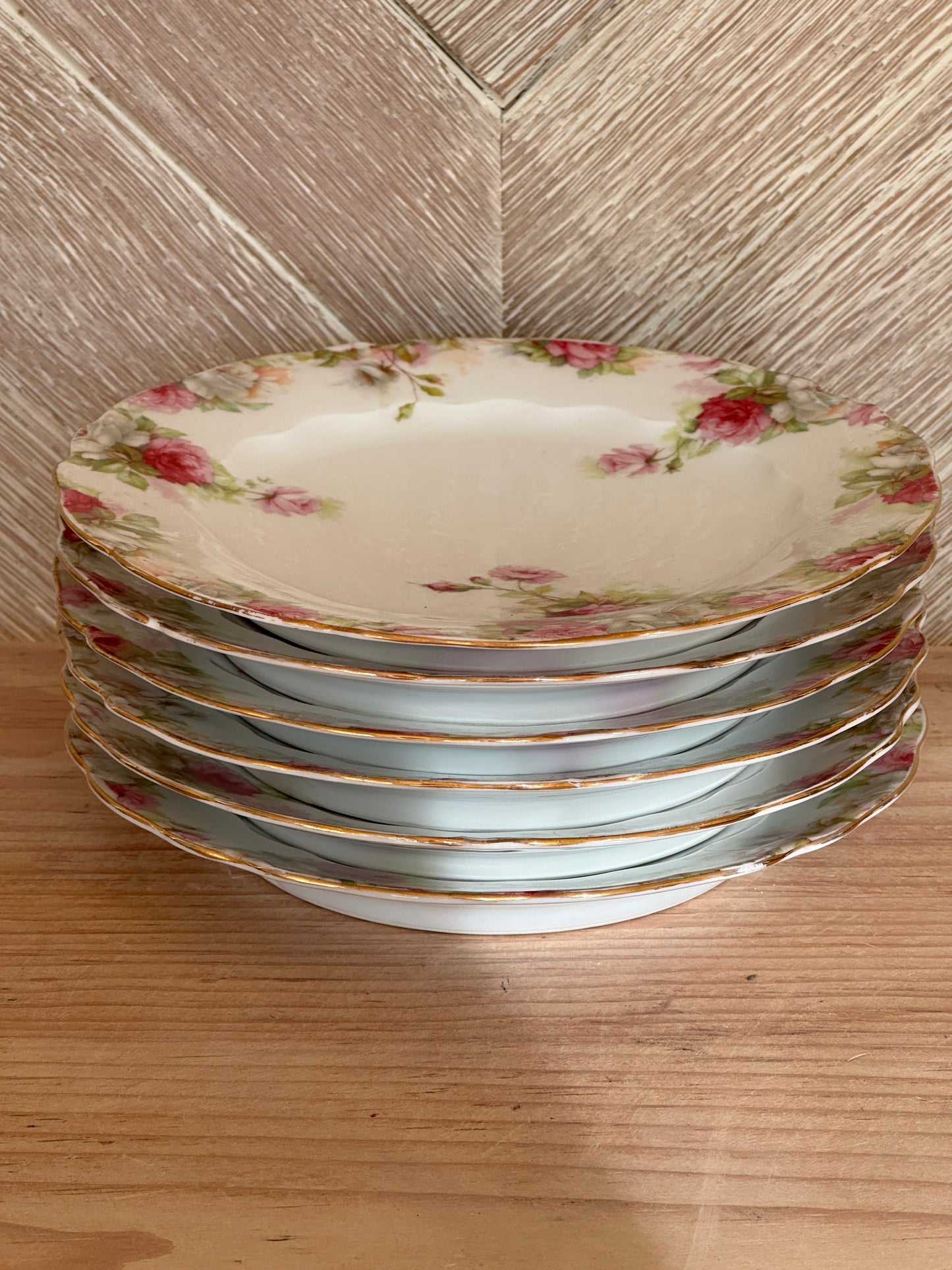 KPM German Floral Plates